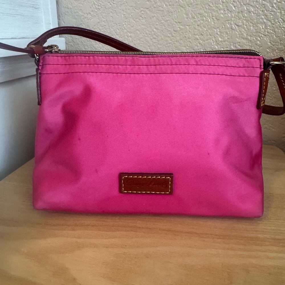 Dooney & Bourke Pink Nylon Mini Shoulder Bag